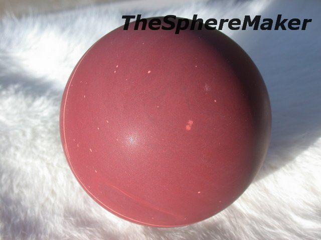 Siaz 3.5 PIPESTONE SPHERE MINNESOTA RARE RED CATLINITE COLLECTORS 