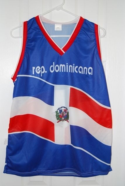 DOMINICAN REPUBLIC TANK TOP FLAG ON BOTH SIDES  