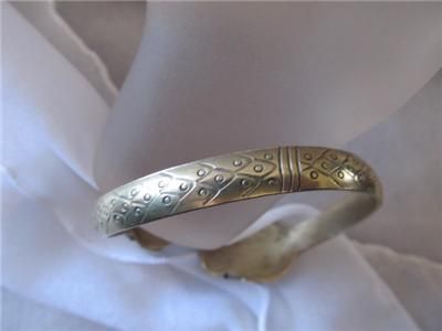 Antique Vtg.Chinese Silver DoubleHeaded Dragon Bracelet  