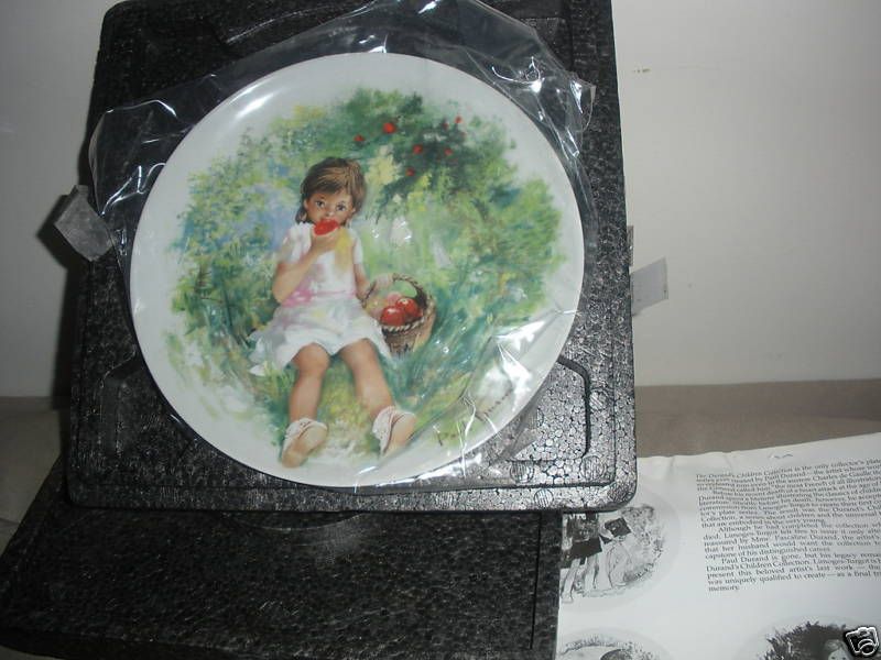 Limoges Marie Ange Collector Plate Paul Durand 1978  