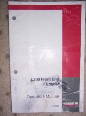 1997 Case IH Tractor Manual L300 Front End Loader T  