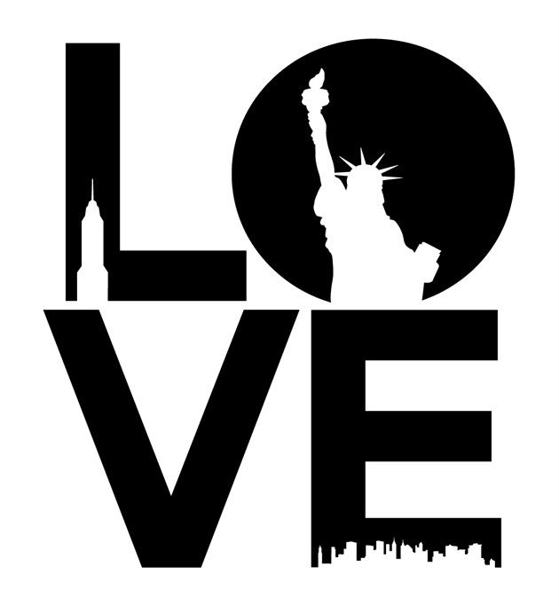 Love New York Wall Decor Removable Sticker Art Decals  