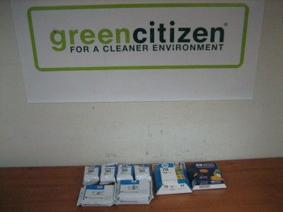 LOT OF 8 HP MIX MODEL INK CARTRIDGES 88/88XL/92/93/95/78/51626A  