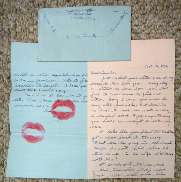 HUGE LOT 1950s LETTERS/EPHEMERA broomall pa FRANCISCO  