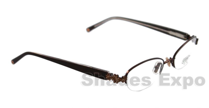 NEW Coach Eyeglasses CC 1007 LORENA BROWN 255 TAN AUTH  