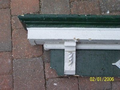 FANCY victorian gingerbread window header pediment 57  