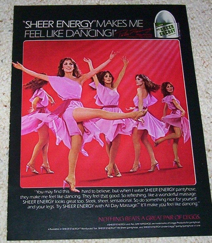 1981 Leggs pantyhose  ice skater PEGGY FLEMING 1 pg AD  