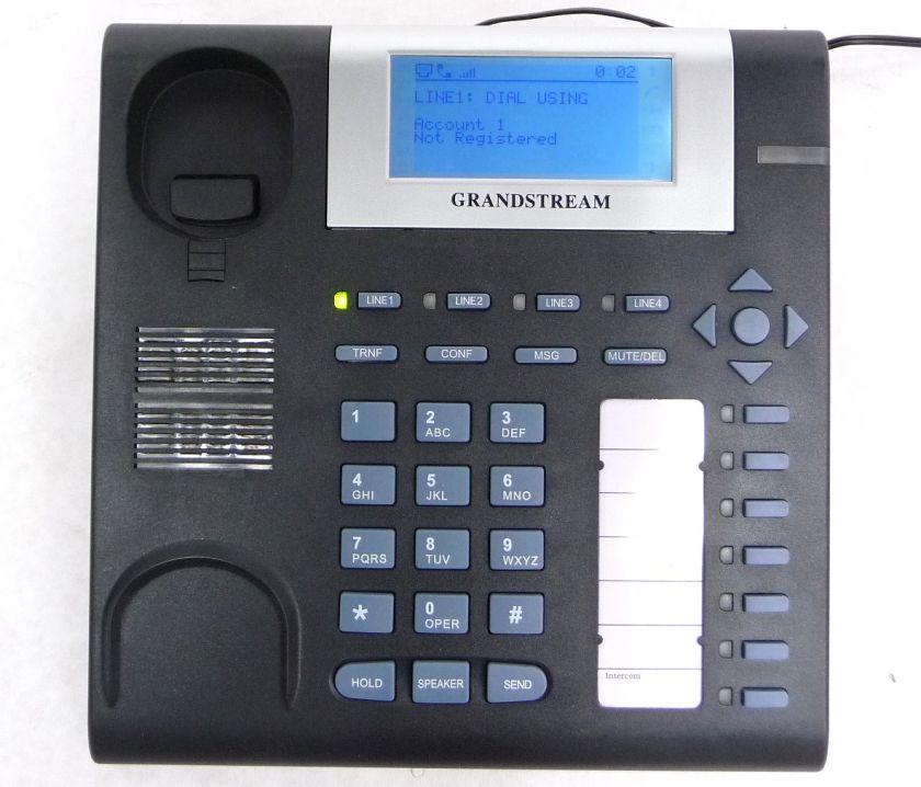 GRANDSTREAM GXP 2000 V2.0 4 LINE VOIP IP PHONE GXP2000  