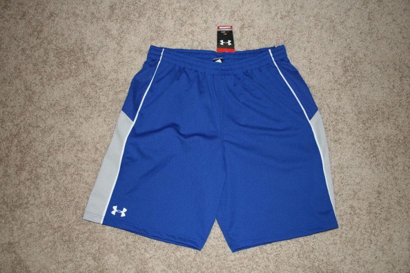 New Under Armour Mens 10 Drive 2.0 Shorts Basketball  Royal Blue 