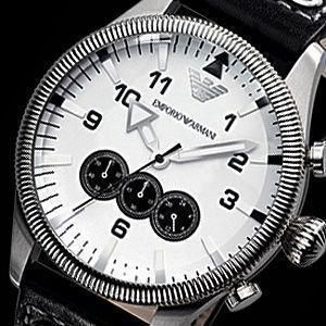 MENS BRAND NEW EMPORIO ARMANI PILOT CHRONOGRAPH WATCH AR5836  