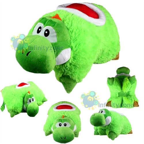 mario bros yoshi transforming pet pillow cushion plush toy cp004sm