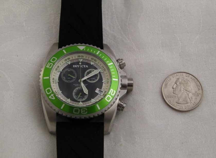 Invicta Green Adrenaline Mens Chronograph Watch # 5788~ALL OFFERS 