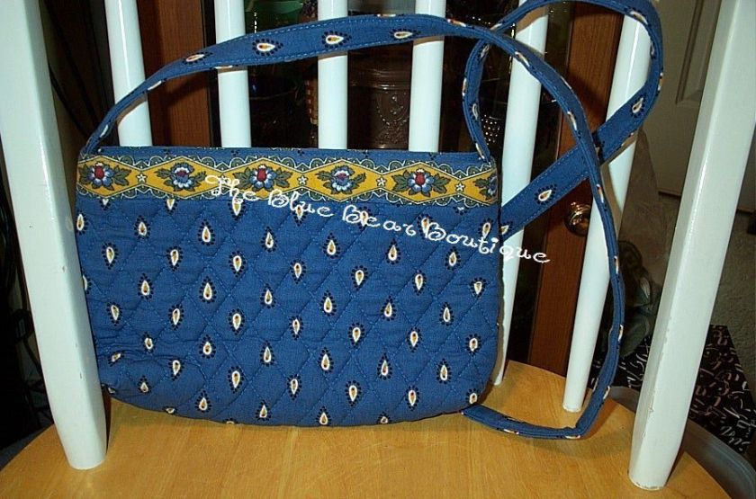 Vera Bradley Retired French Blue Shoulder Bag  