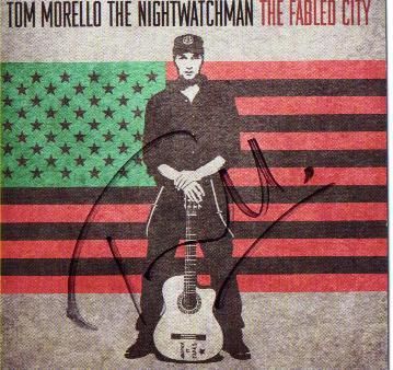 SIGNED RAGE AGAINST MACHINE TOM MORELLO AUTOGRAPHED NIGHTWATCHMAN CD 
