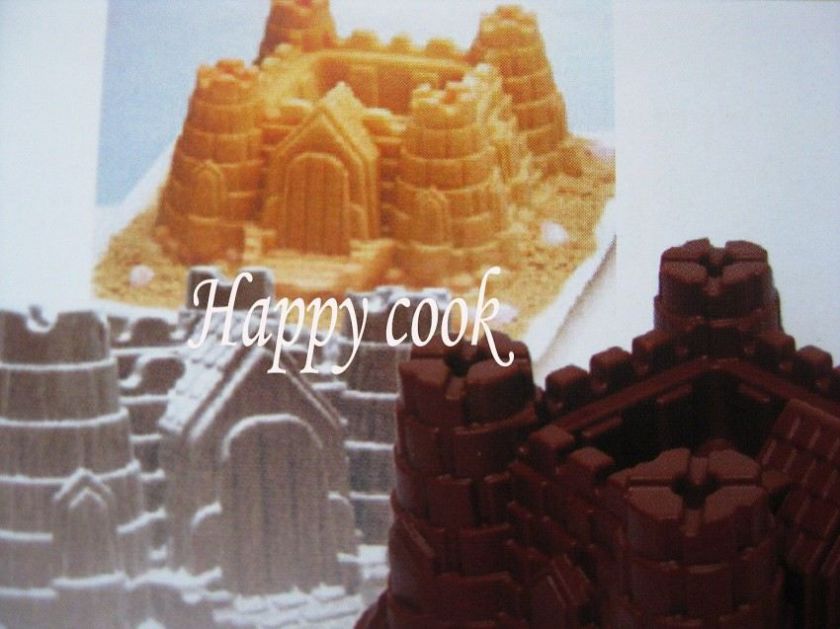 New Large Big Castle Food Grade Silicone Bakeware Baking Mold Jelly 