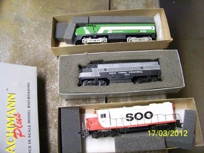 Athearn bachman trains engines locomotives track parts vintage tech 11 