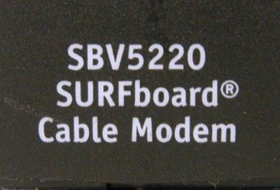 This is a Motorola SBV5200 SURFboard Cable Modem. This is in good 