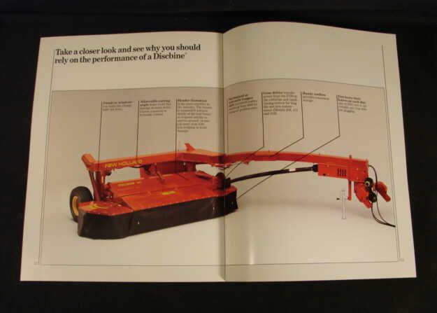 New Holland 408 411 412 415 Disc Mower Cond. Brochure  