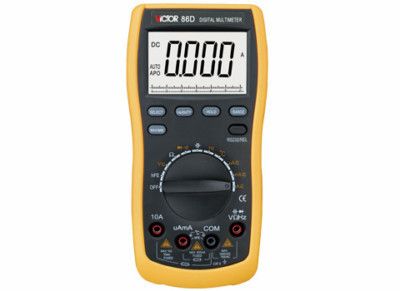 Digital Multimeter USB interface AC/DC/Ω/nF/uF/Hz/℃ 86D  