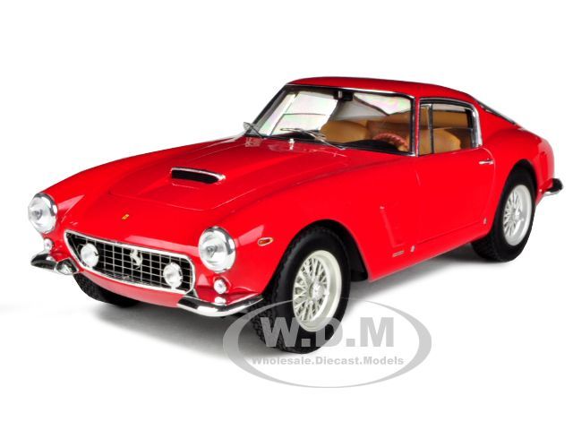   250 GT BERLINETTA PASSO CORTO SWB RED ELITE 1/18 HOTWHEELS V8377