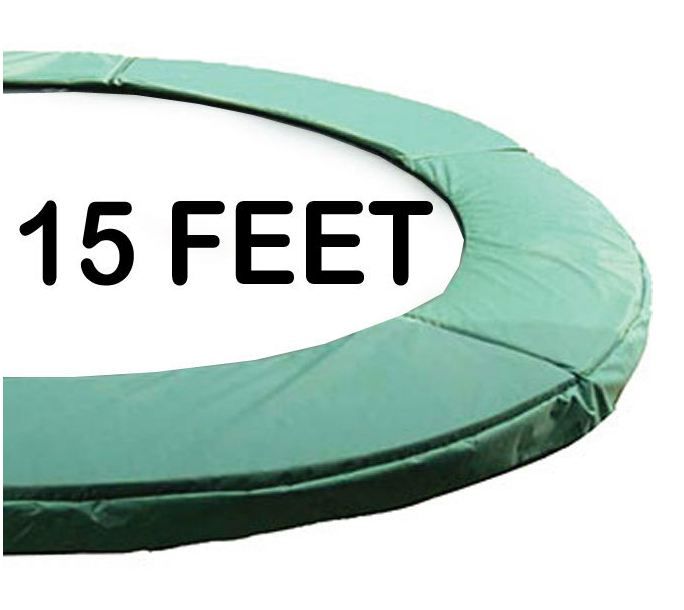 15 Gym Quality 18oz Vinyl Trampoline Safety Pad Frame Round Spring 