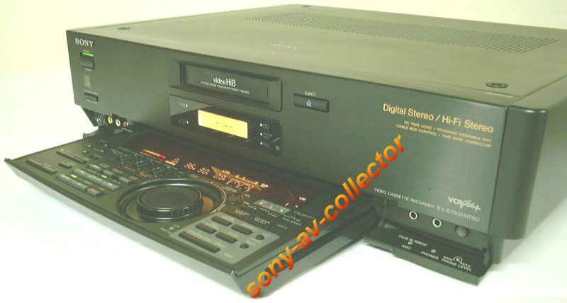 TOP OF THE LINE Sony EV S7000 NTSC Hi8 Video8 8mm Editing VCR Deck .