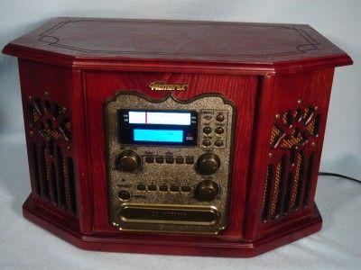 product features turntable phonograph cassette am fm radio cd recorder 