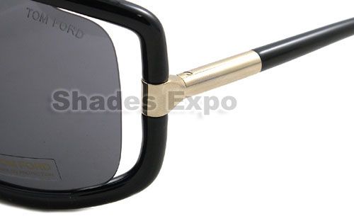 NEW TOM FORD SUNGLASSES TF 125 ANAIS TF125 BLACK 01A  