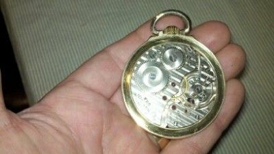 ANTIQUE HAMILTON 992B RAILWAY SPECIAL 21 J 16S 10K GF POCKET WATCH 