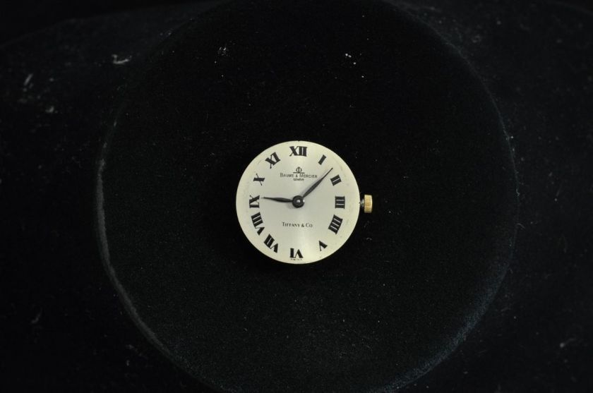 VINTAGE LADIES BAUME & MERCIER QUARTZ MOVEMENT BM7100 TIFFANY DIAL 