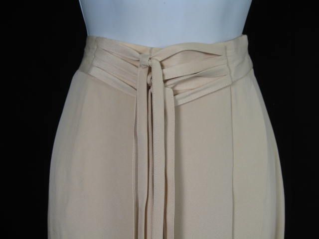 ESCADA COUTURE Cream Off White Skirt Evening Set 38  