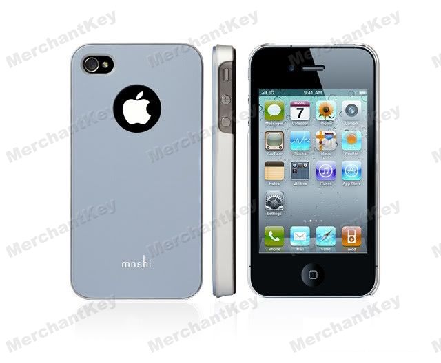 Moshi iGlaze Deluxe HARD Slim Thin Bumper Case Skin for iPhone 4 4G 4S 