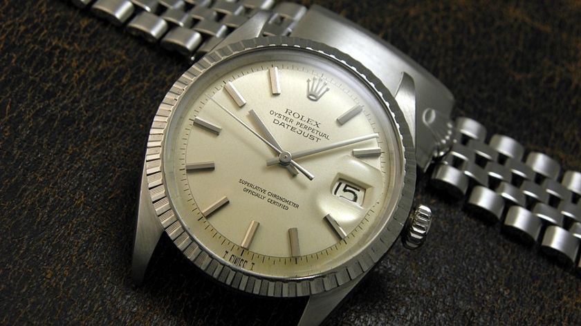 ROLEX STEEL OYSTER PERPETUAL DATEJUST 1603 N.R  