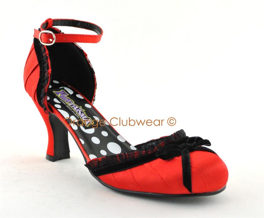 PLEASER Retro 20s Flapper Halloween Costume Heels Pumps  