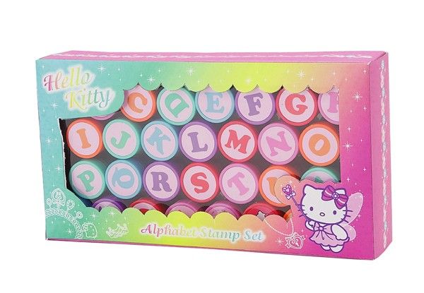 Sanrio Hello Kitty Fairy Alphabet Pencil Top Stamp Set  