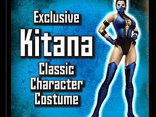 KITANA COSTUME    MORTAL KOMBAT    PS3 PLAYSTATION 3  