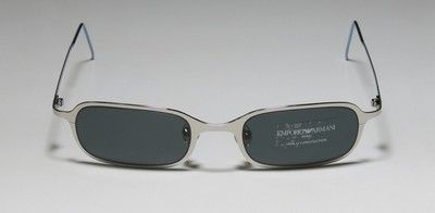 NEW EMPORIO ARMANI 133 PALLADIUM/GREEN METALLIC SUNGLASSES/SHADES 