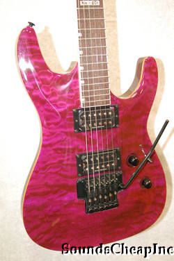 ESP LTD MH 201 Electric Guitar   See Thru Purple  