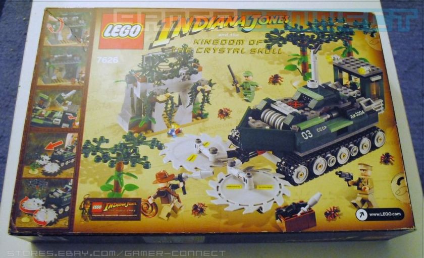 Lego 7626 Indiana Jones Jungle Cutter Crystal Skull NEW  