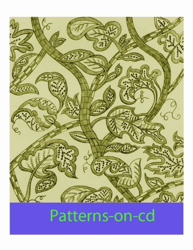 200 Antique English Embroidery Patterns Designs Lessons  