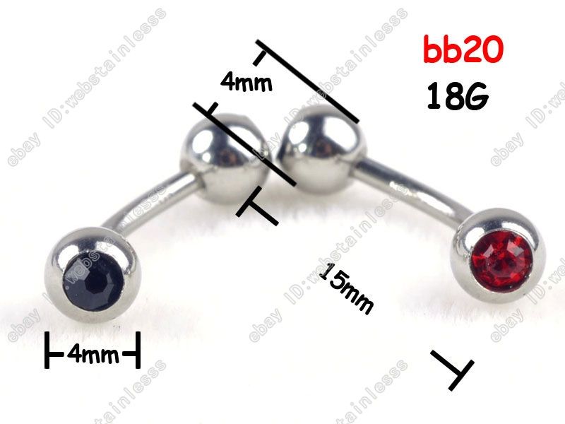 10pcs wholesale Body jewelry lots belly button Barbell Rings 