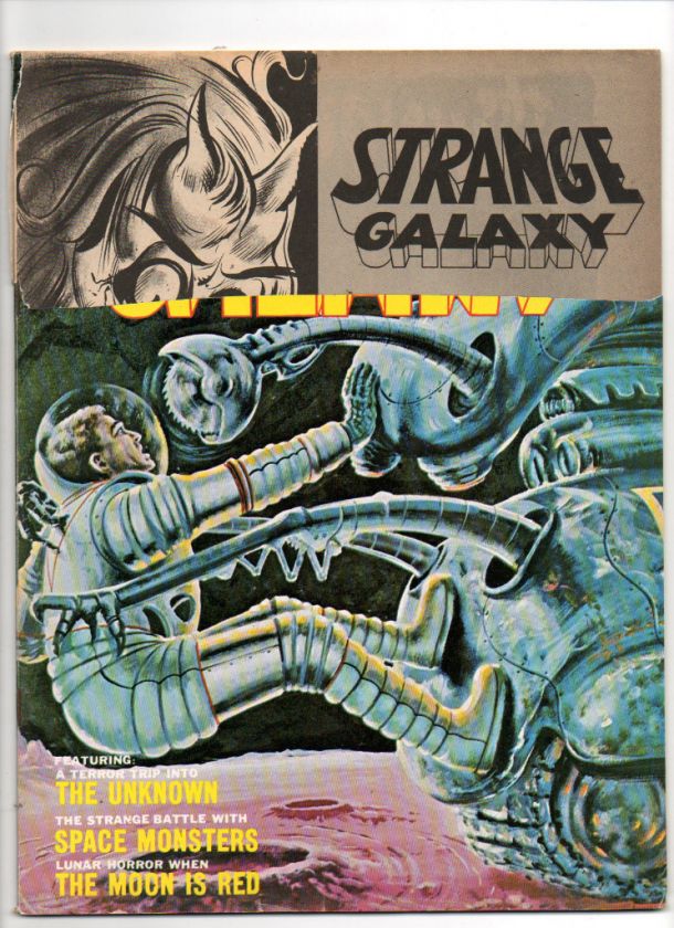 STRANGE GALAXY # 8 CREEPY MONSTER EERIE PUBS SCI FI 3/4  