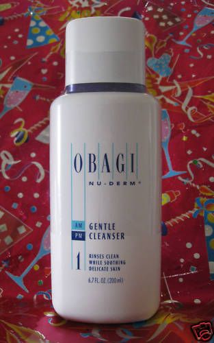 OBAGI NU DERM #1 GENTLE CLEANSER   6.7 OZ NEW,SEALED.  