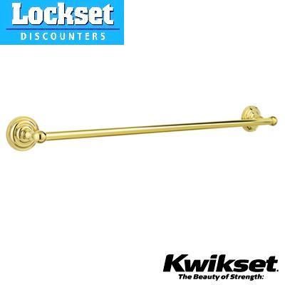 Price Pfister Polished Brass 24 Towel Bar   Redmond  