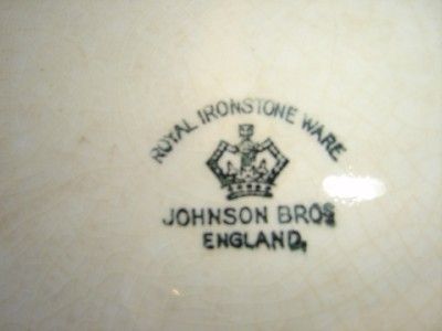 Johnson Bros England Royal Ironstone Ware Pitcher Bowl  