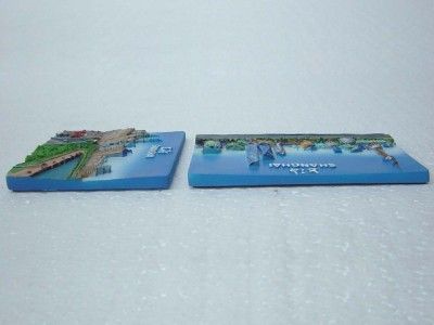 2pcs The BUND of SHANGHAI Refrigerator Magnet SNA003c06  