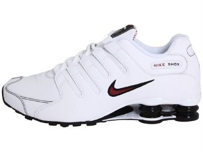 NIKE SHOX NZ WHT/SPORT RD/BLK MENS NEW IN BOX SELECT SZ  