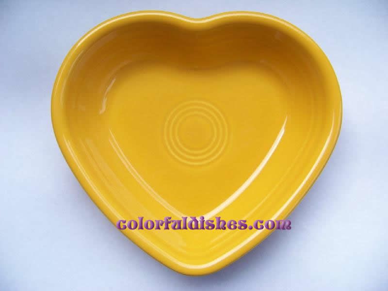 Fiesta® ~ HEART BOWL ~ MARIGOLD ~ Fiestaware  