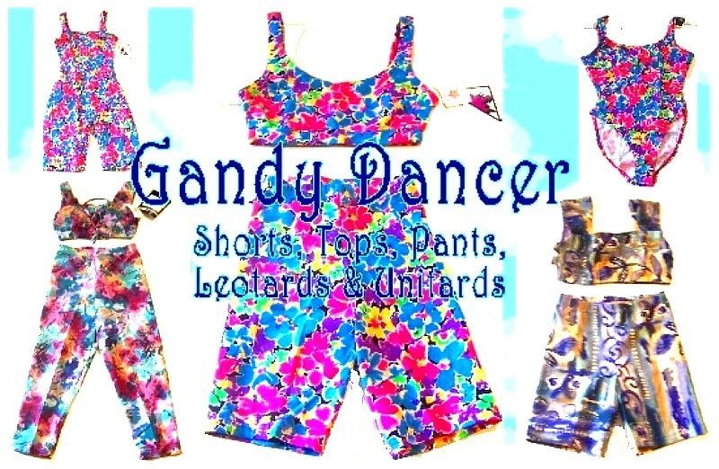 Gandy Dancer & Gear 1 Bike Shorts, Tops, Unitards XS XL  