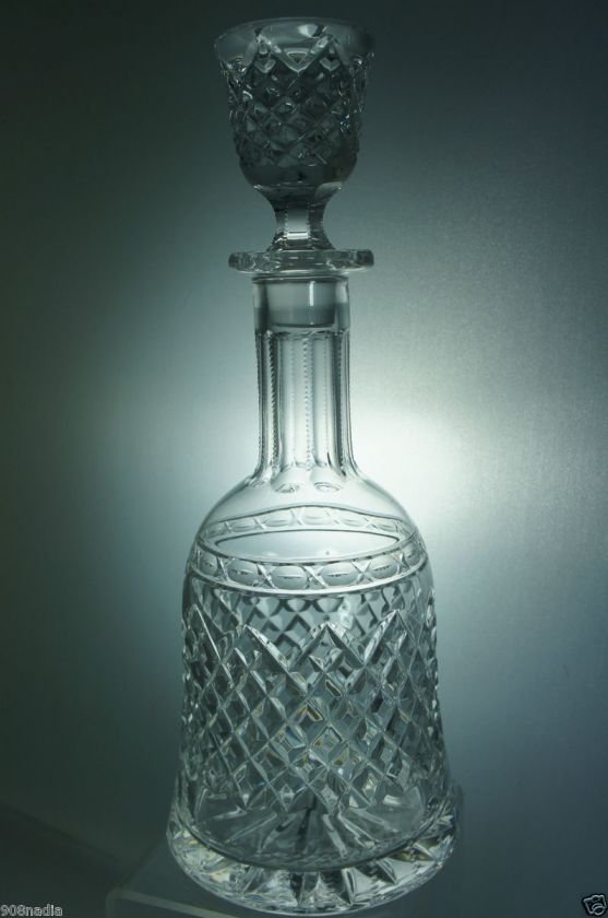 VINTAGE CUT GLASS OR CRYSTAL DECANTER BY WEDGWOOD BEAUTIFUL  